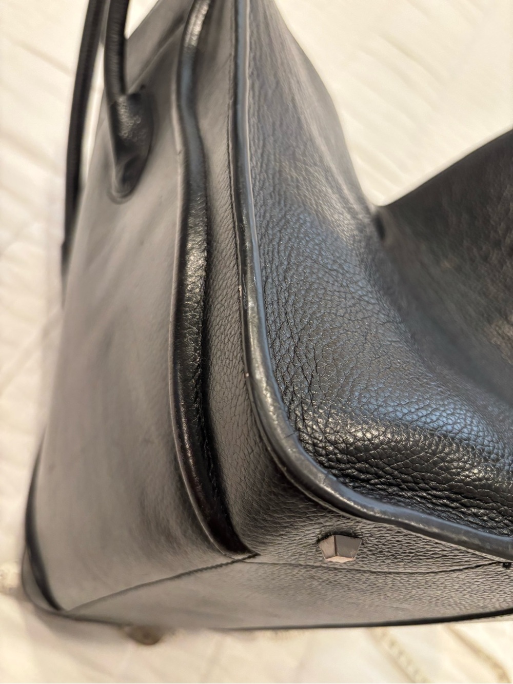 Black Leather women’s Big bag (see all measurements and conditions)